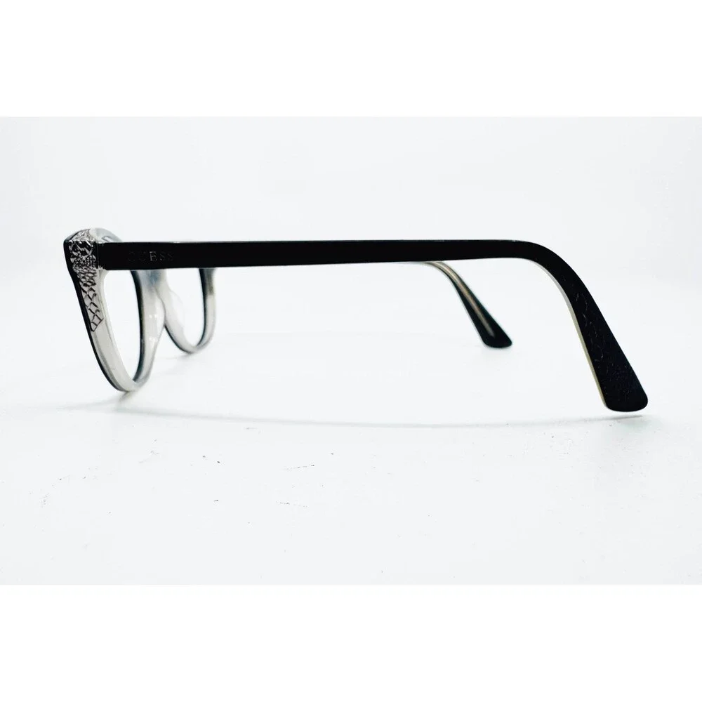 Guess Eyeglasses Womens Black GU2588 001 Cat Eye Frames 52-17-135